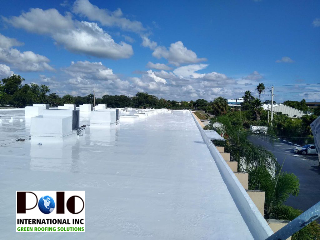 Silicone based roofing