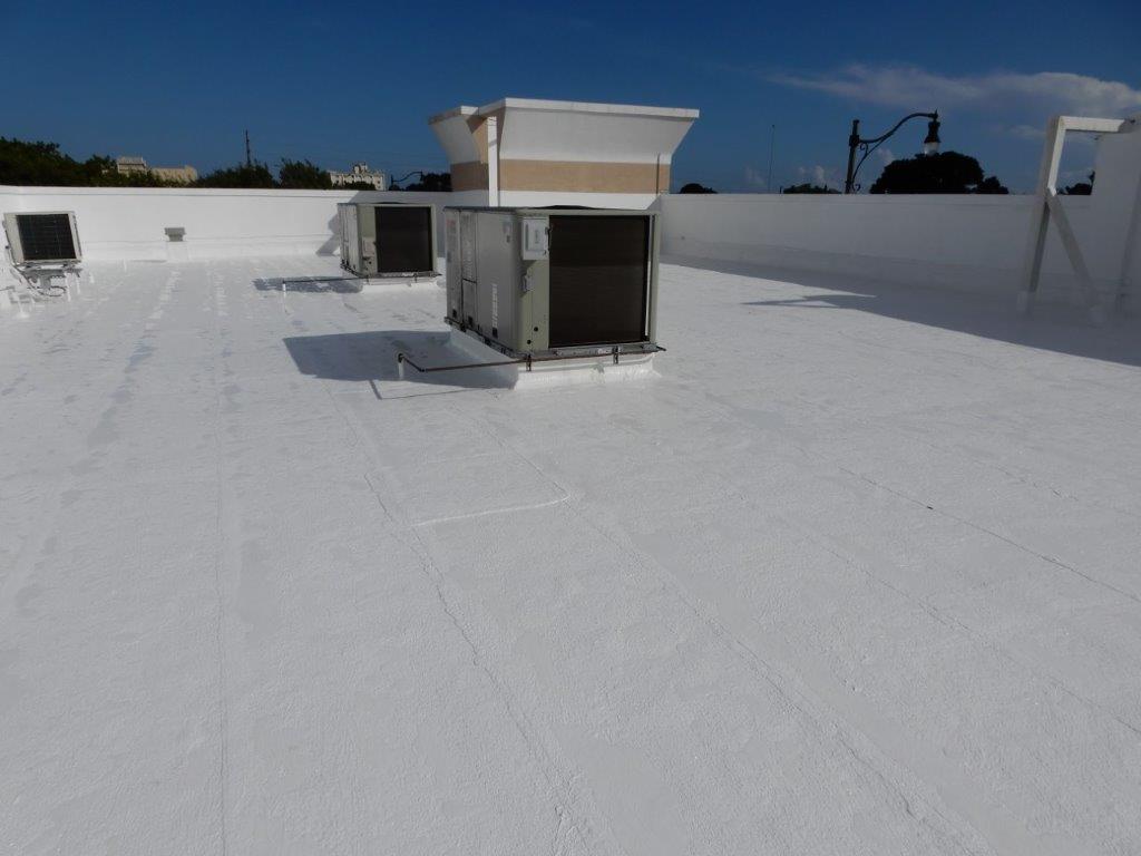 Silicone Roof Coating Commercial Building