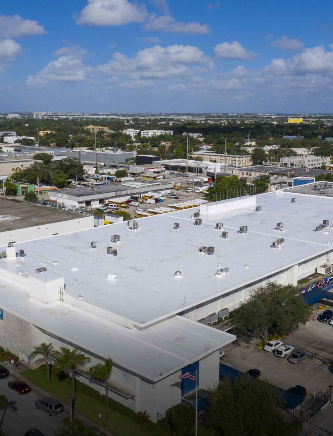 Silicone roof coating for weatherproofing solutions